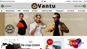 What Vantu.at website looked like in 2020 (4 years ago)