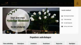 What Vinderenblomster.no website looked like in 2020 (4 years ago)