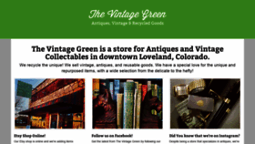 What Vintagegreenco.com website looked like in 2020 (4 years ago)