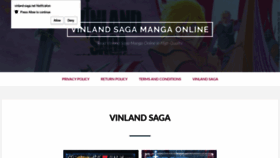 What Vinland-saga.net website looked like in 2020 (4 years ago)