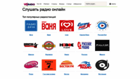 What Vo-radio.ru website looked like in 2020 (4 years ago)