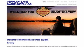 What Vermilionlakeshoresupplyco.com website looked like in 2020 (4 years ago)