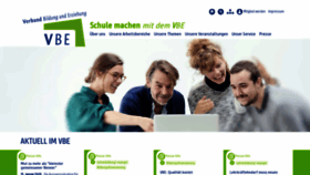 What Vbe.de website looked like in 2020 (4 years ago)