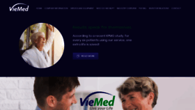 What Viemed.com website looked like in 2020 (4 years ago)