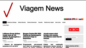 What Viagemnews.com website looked like in 2020 (4 years ago)