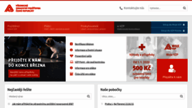 What Vzp.cz website looked like in 2020 (4 years ago)
