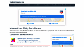 What Vadenumeros.es website looked like in 2020 (4 years ago)