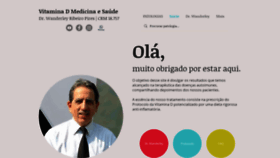 What Vitaminadmedicinaesaude.com.br website looked like in 2020 (4 years ago)