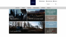 What Volvogroup.com website looked like in 2020 (4 years ago)