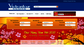 What Vietrantour.com.vn website looked like in 2020 (4 years ago)