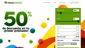 What Vivus.com.mx website looked like in 2020 (4 years ago)