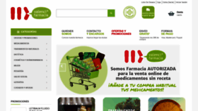 What Valenciafarmacia.es website looked like in 2020 (4 years ago)