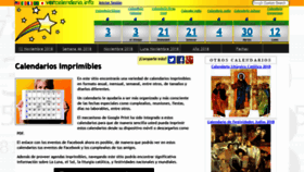 What Vercalendario.info website looked like in 2020 (4 years ago)