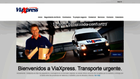 What Viaxpress.es website looked like in 2020 (4 years ago)