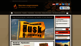What Varme-expressen.dk website looked like in 2020 (4 years ago)