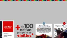 What Viniltec.com.br website looked like in 2020 (5 years ago)