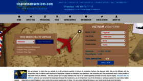 What Visavietnamservices.com website looked like in 2020 (4 years ago)