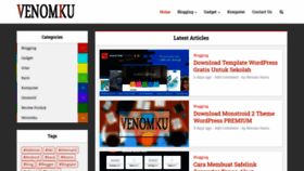 What Venomku.com website looked like in 2020 (4 years ago)