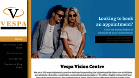 What Vespavision.ca website looked like in 2020 (4 years ago)