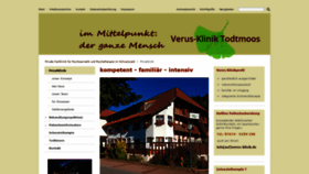 What Verus-klinik-todtmoos.de website looked like in 2020 (4 years ago)