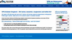 What Vpn-anbieter-vergleich-test.de website looked like in 2020 (4 years ago)