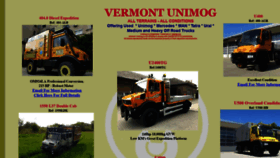 What Vermont-unimog.com website looked like in 2020 (4 years ago)