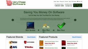 What Verycheapsoftware.com website looked like in 2020 (4 years ago)