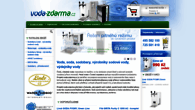 What Voda-zdarma.cz website looked like in 2020 (4 years ago)