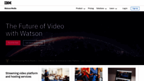 What Video.ibm.com website looked like in 2020 (4 years ago)