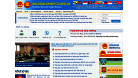 What Vnsw.gov.vn website looked like in 2020 (4 years ago)