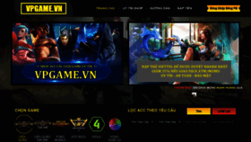 What Vpgame.vn website looked like in 2020 (4 years ago)