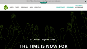 What Vitamintalent.com website looked like in 2020 (4 years ago)