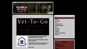 What Vet-to-go.com website looked like in 2020 (4 years ago)