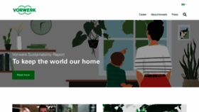 What Vorwerk.com website looked like in 2020 (4 years ago)