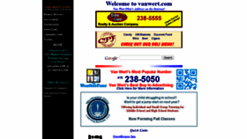 What Vanwert.com website looked like in 2020 (4 years ago)