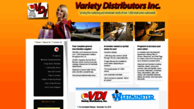What Varietydistributors.com website looked like in 2020 (4 years ago)