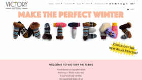 What Victorypatterns.com website looked like in 2020 (4 years ago)