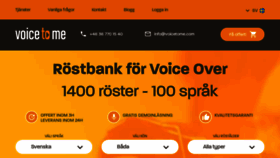 What Voicetome.com website looked like in 2020 (4 years ago)