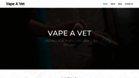 What Vapeavet.org website looked like in 2020 (4 years ago)