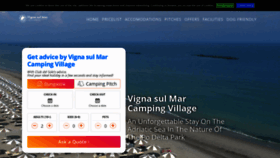 What Vignasulmarcampingvillage.com website looked like in 2020 (4 years ago)
