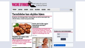 What Voksnekvinder.dk website looked like in 2020 (4 years ago)