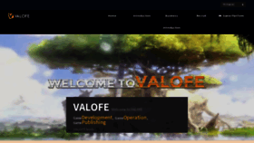 What Valofe.jp website looked like in 2020 (4 years ago)