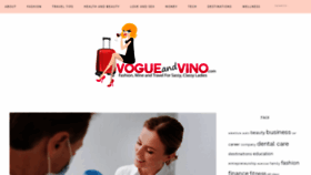 What Vogueandvino.com website looked like in 2020 (4 years ago)