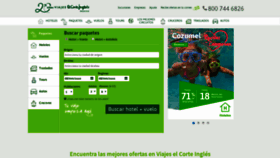 What Viajeselcorteingles.com.mx website looked like in 2020 (4 years ago)