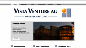 What Vista-venture-ag.de website looked like in 2020 (4 years ago)