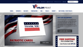 What Valorprint.com website looked like in 2020 (4 years ago)