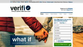 What Verifi.co.za website looked like in 2020 (4 years ago)