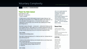 What Voluntarycomplexity.com website looked like in 2020 (4 years ago)