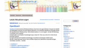What Volksschullehrerin.at website looked like in 2020 (4 years ago)