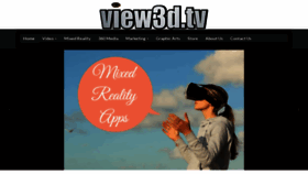 What View3d.tv website looked like in 2020 (4 years ago)